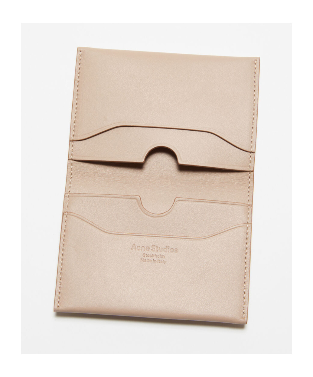 ACNE STUDIOS FOLDED LEATHER CARDHOLDER 