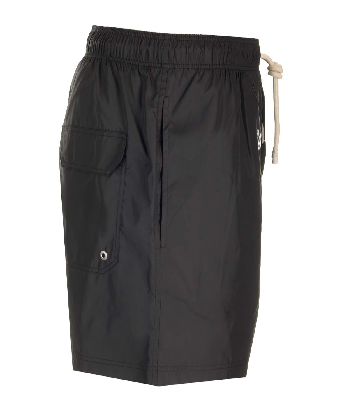Palm Angels Logo Swim Shorts In Black