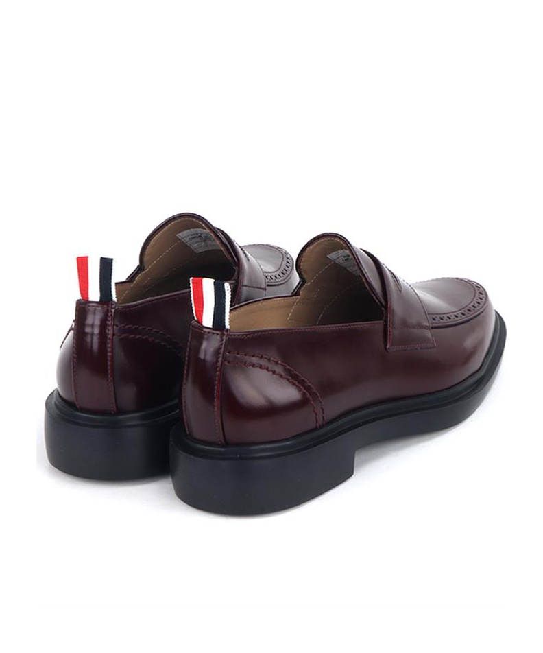 Thom Browne Logo Logo Love Shoes In Black