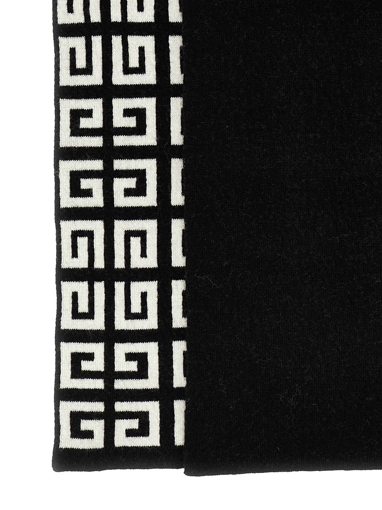 Givenchy Logo Printed Scarf In Black
