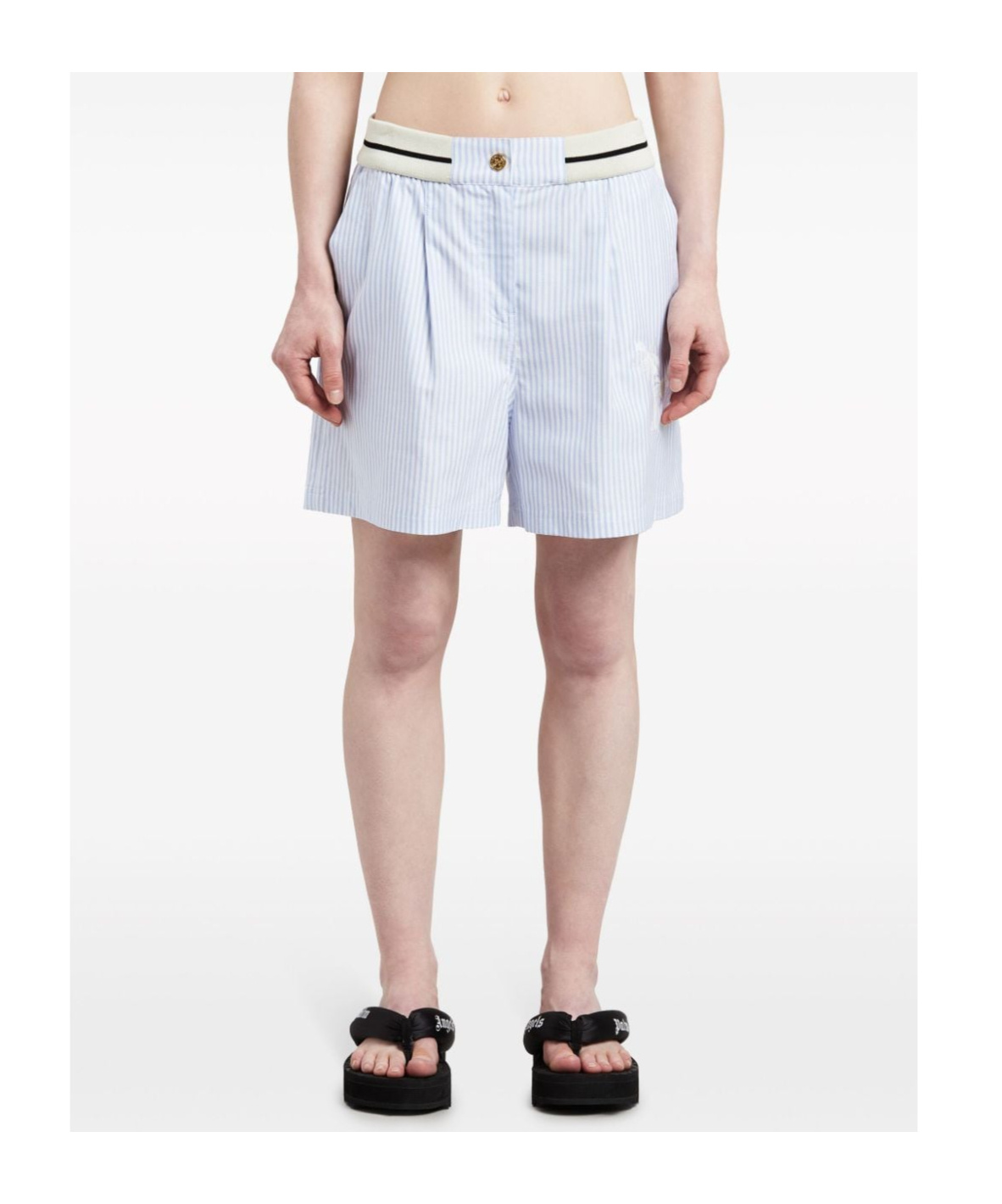 Palm Angels Palms Boxer Shorts In White