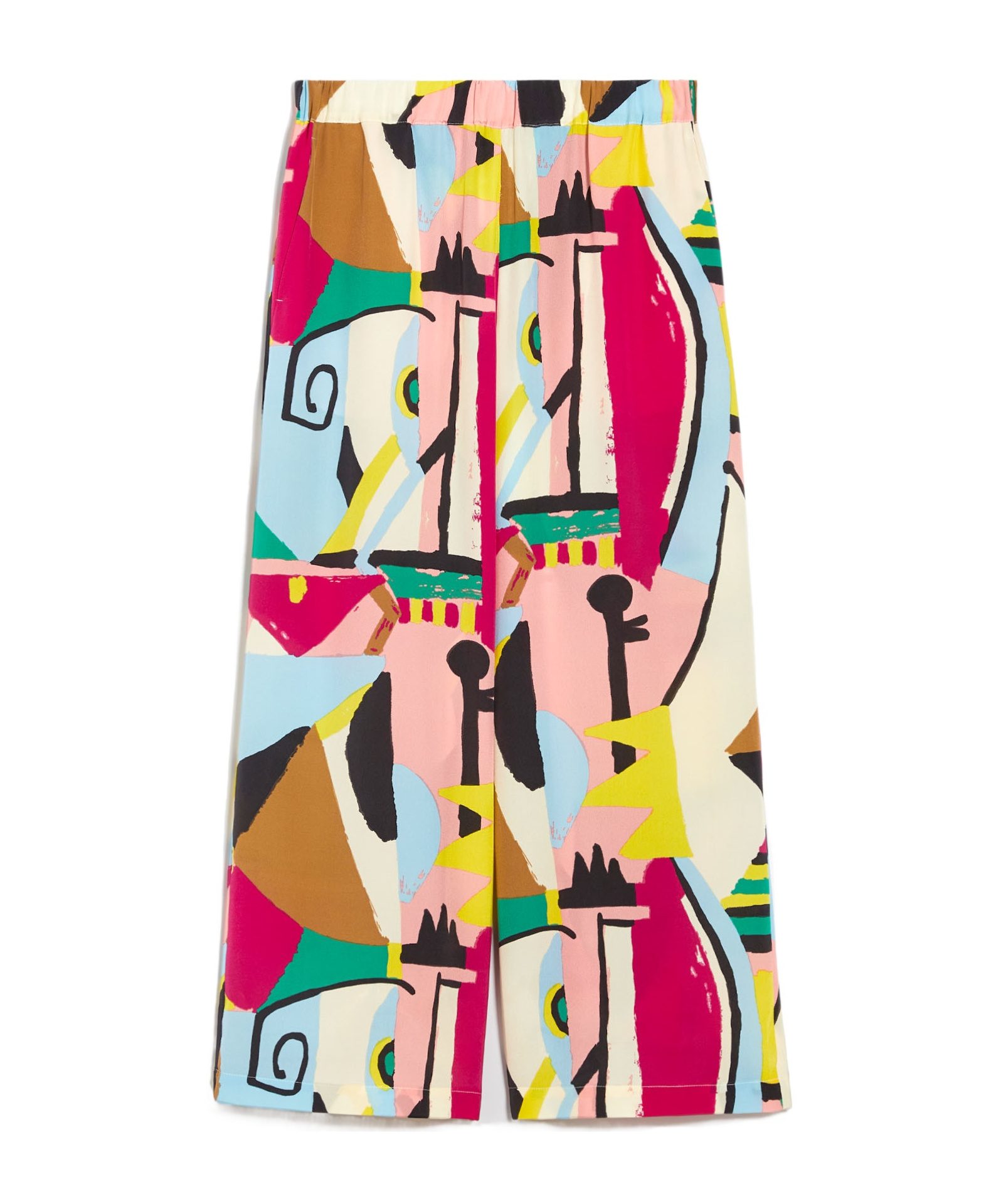 WEEKEND MAX MARA PATTERN PRINTED CASUAL PANTS