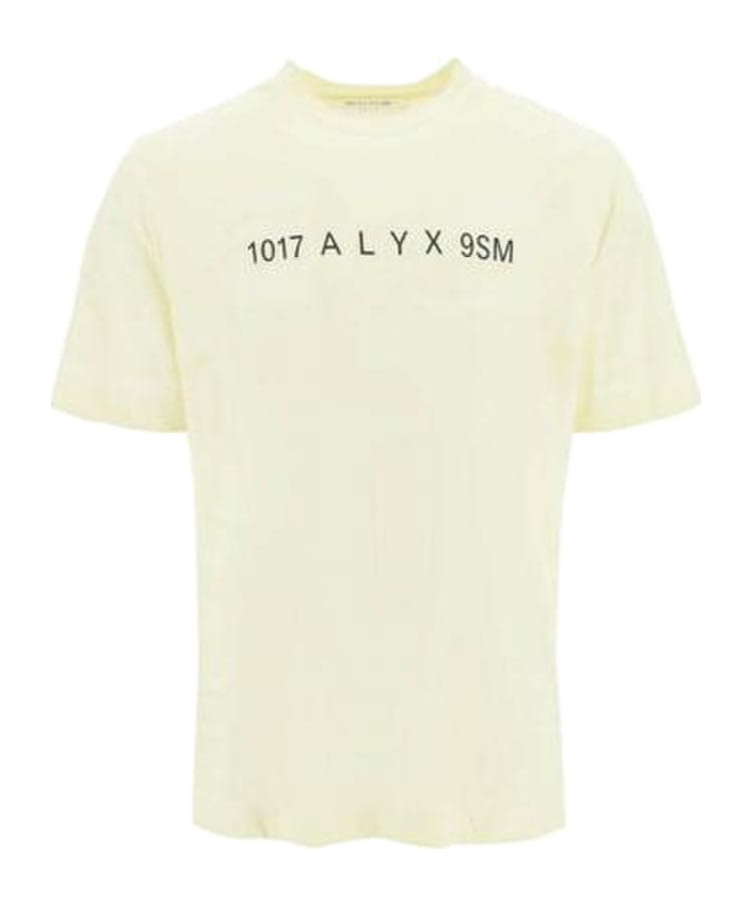 Alyx T-shirt With Round Neck And Short Sleeves In White