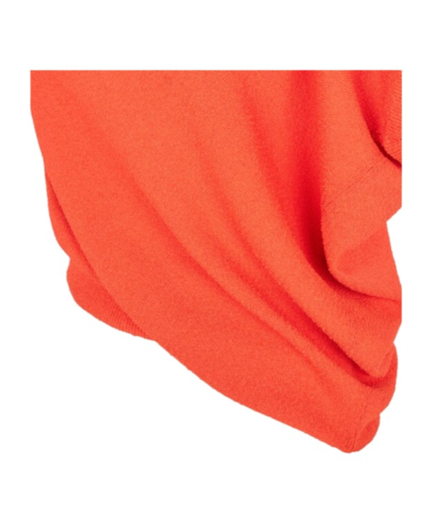 Fendi Cut-out Detailed Cropped Jumper In Orange