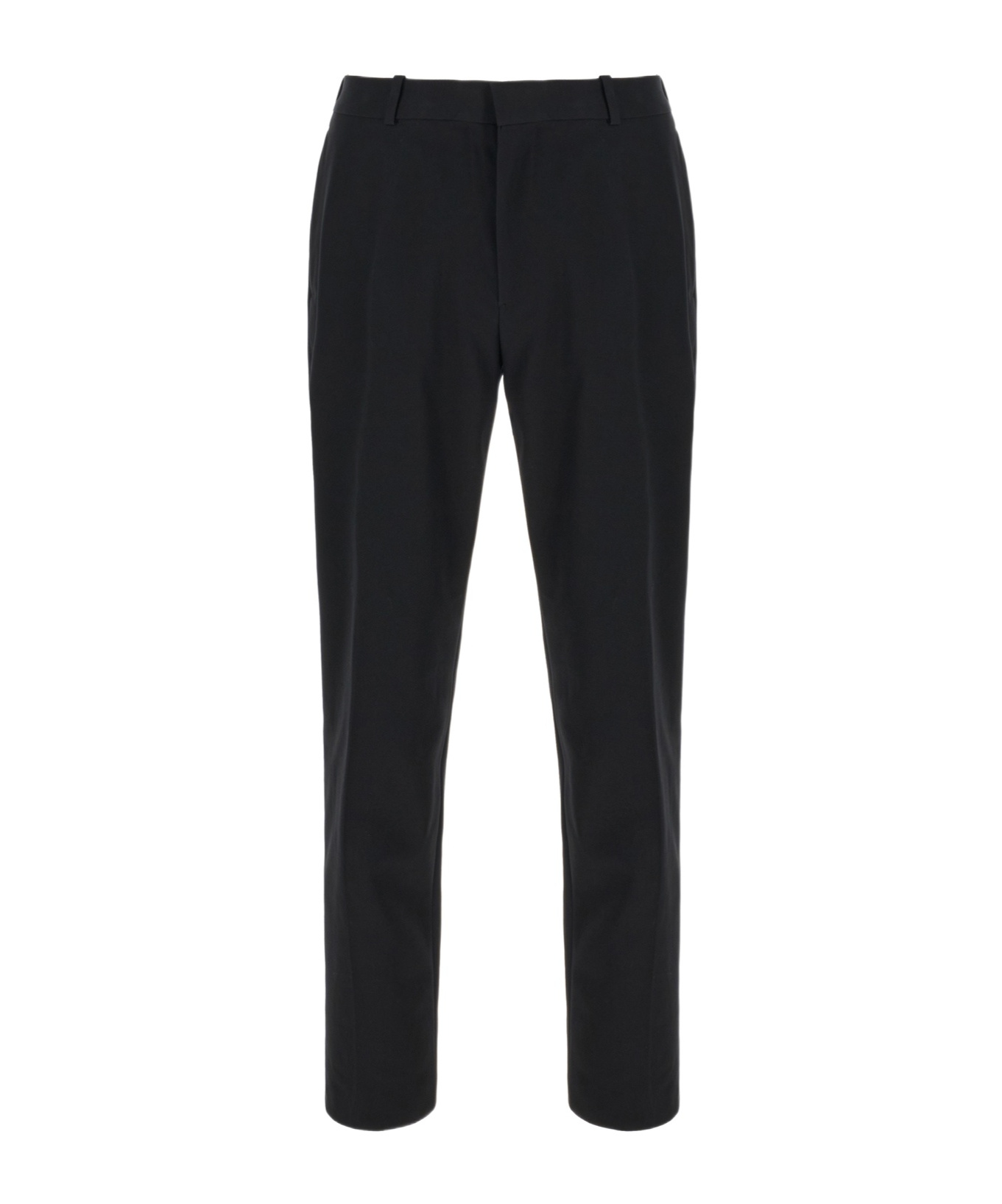 Alexander Mcqueen Mid-rise Tailored Trousers In Black