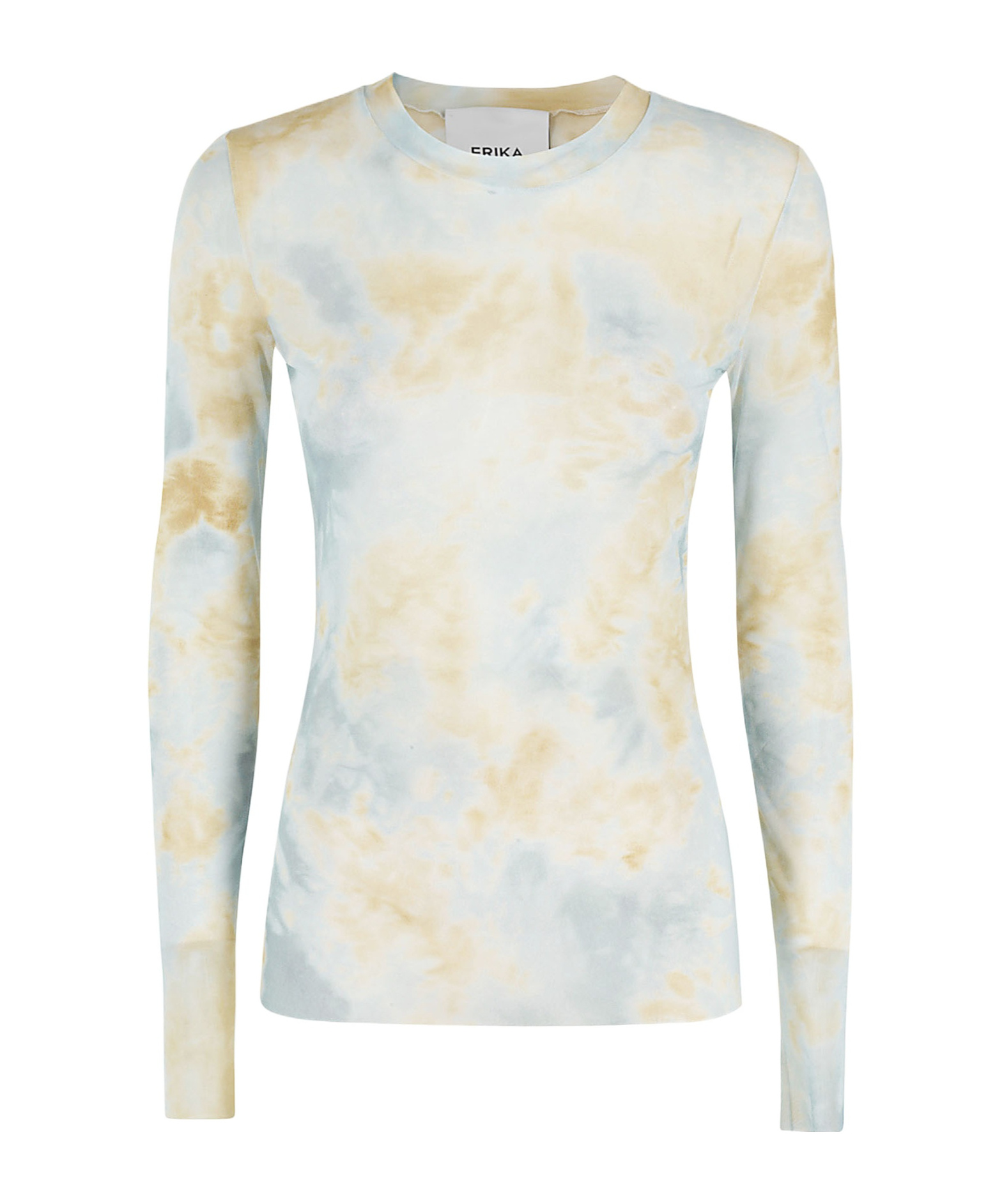 ERIKA CAVALLINI T-SHIRT WITH ROUND NECK AND LONG SLEEVES 