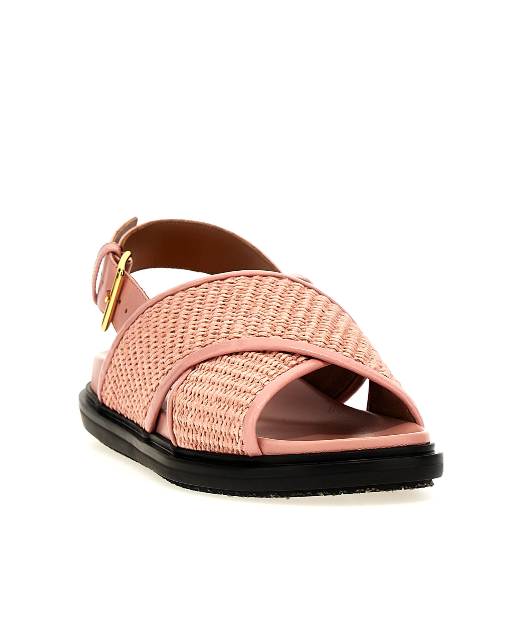 Marni Fussbet Sandals In Nude