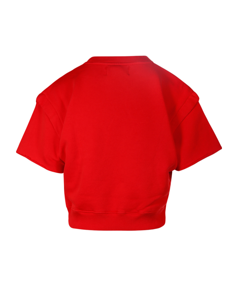 Autry Boxy Fit Swearshirt In Red