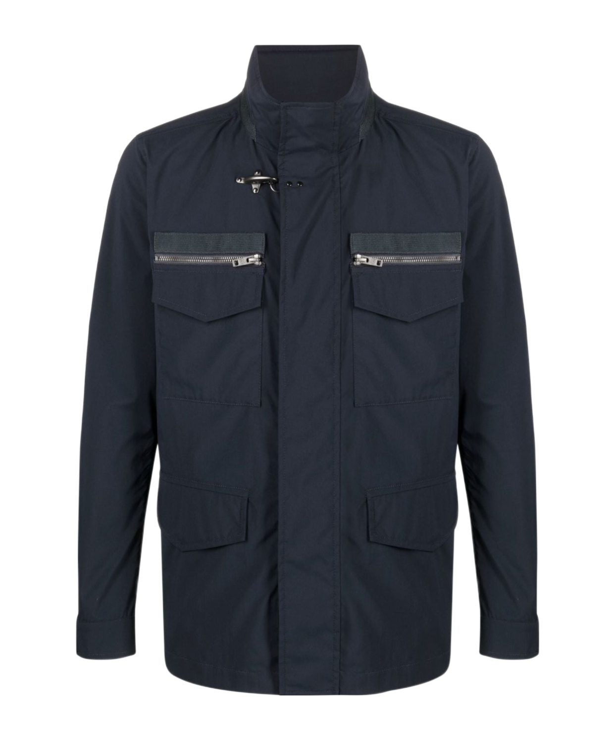 FAY FAY POCKET DETAILED ZIP-FASTENED HIGH-NECK JACKET