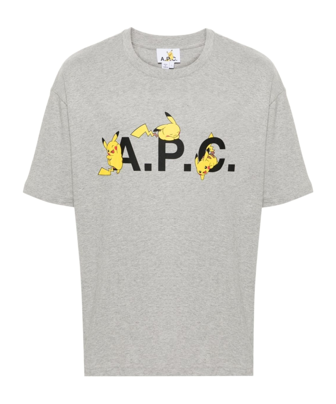 Apc T-shirt A.p.c. Men Color Grey In Gray