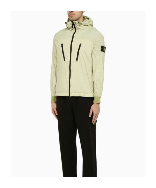 Stone Island Lightweight Jacket Green Polyamide In Green