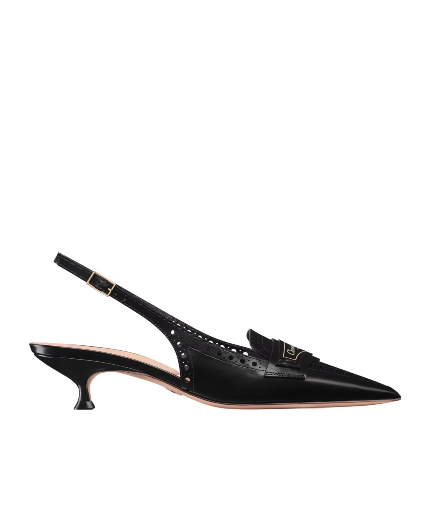 Dior Pointed High-heeled Sandals In Black