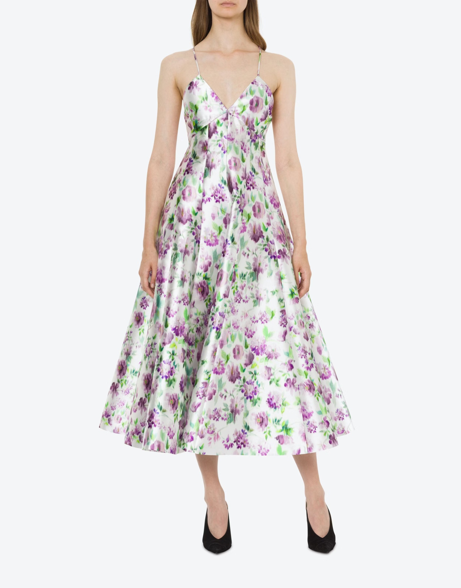 Shop Philosophy Di Lorenzo Serafini Floral Dress In White