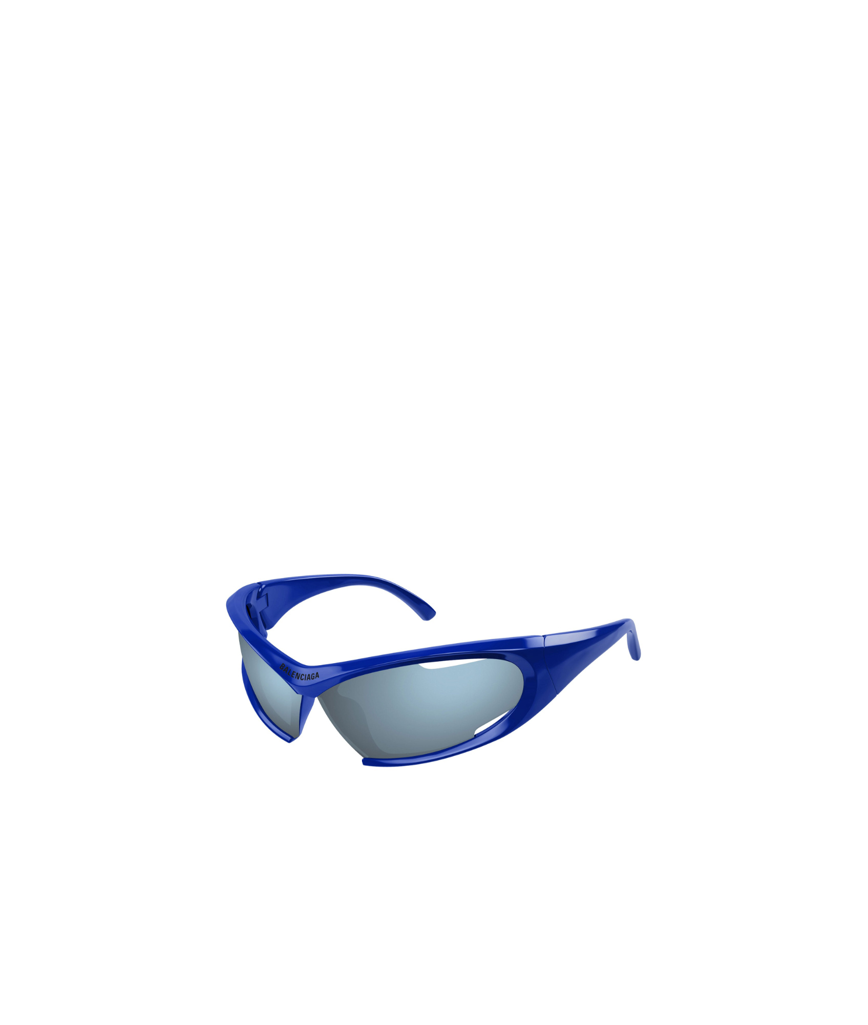 Balenciaga Dynamo Oversize-frame Sunglasses In Blue