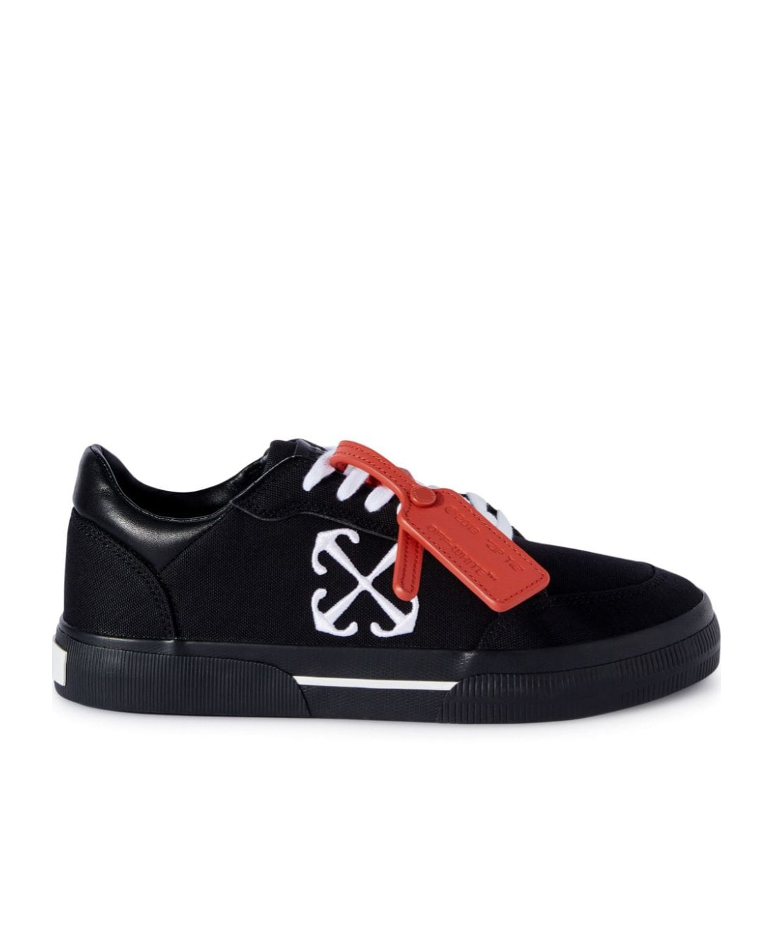 Off-white New Low Vulcanized Canvas Sneakers In Black