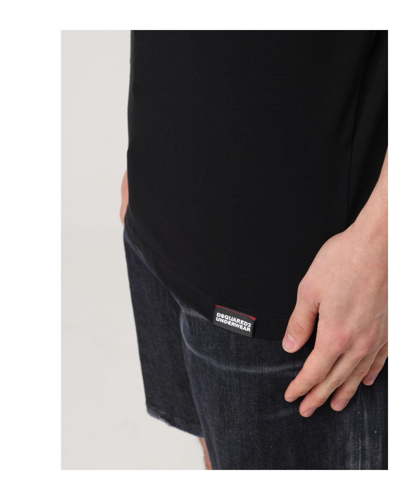 DSQUARED2 DSQUARED2 ICON PRINTED CREWNECK T-SHIRT