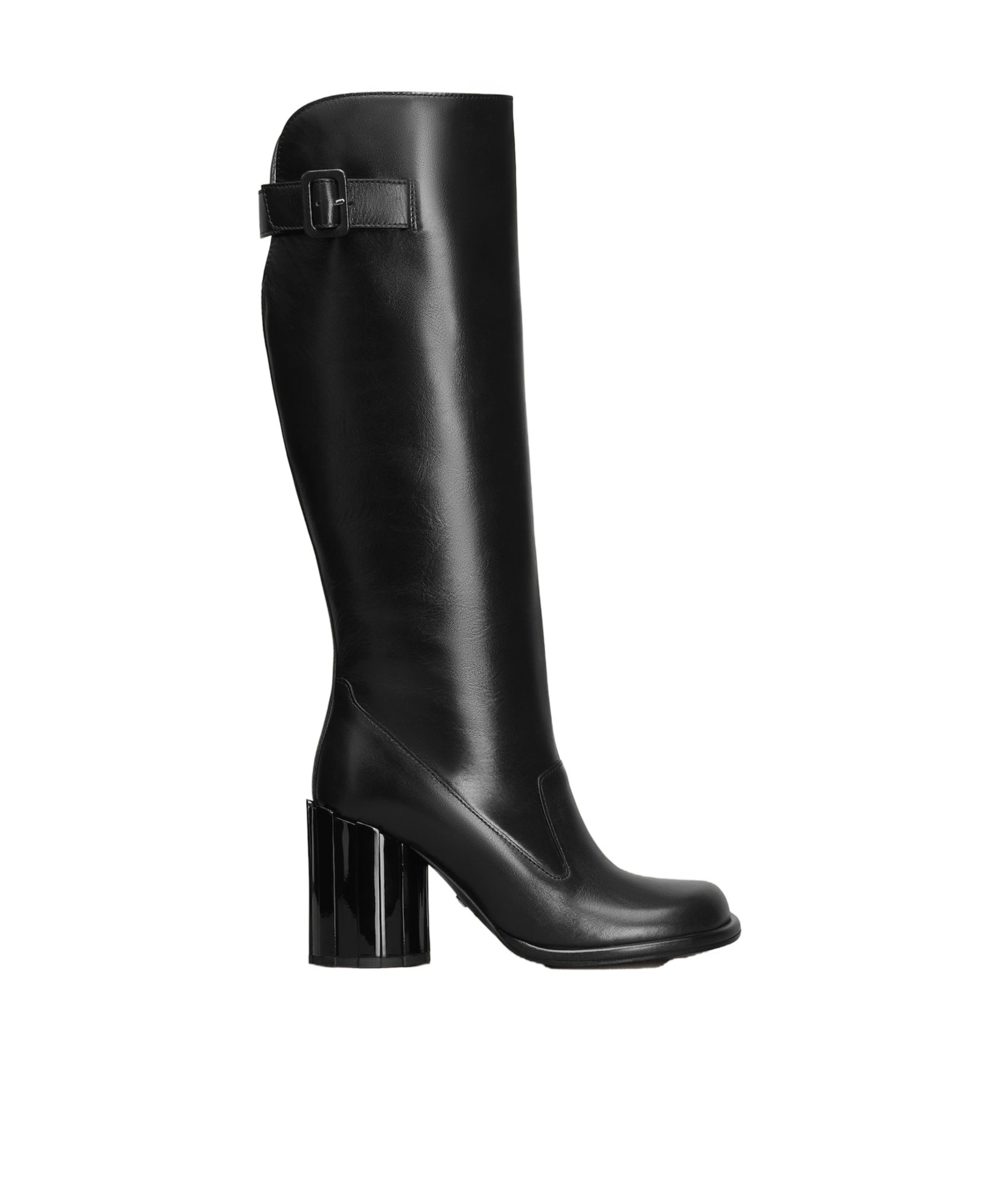 Ami Alexandre Mattiussi Clasp Decorative Boots In Black
