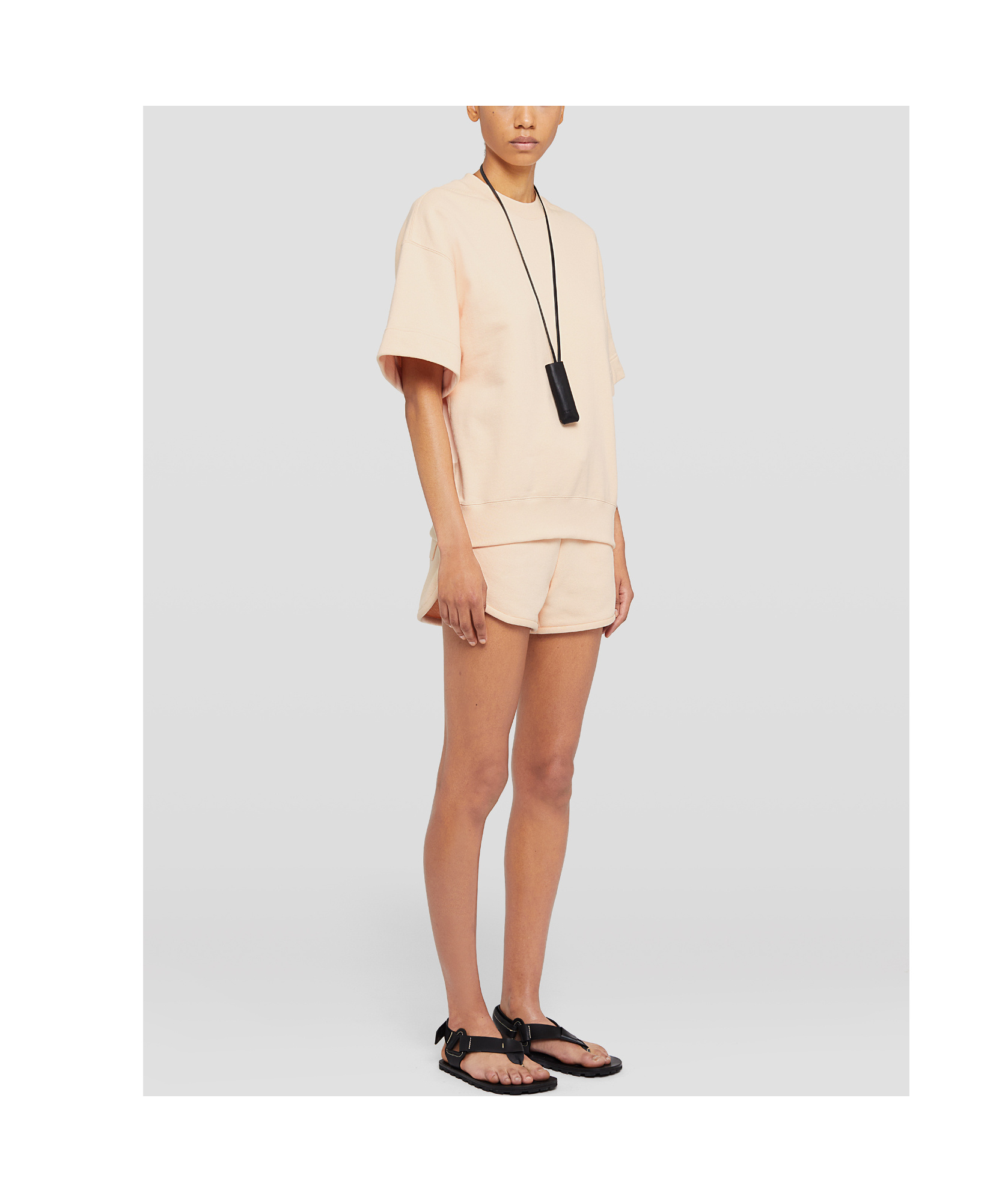 Jil Sander Crew-neck T-shirt In Nude
