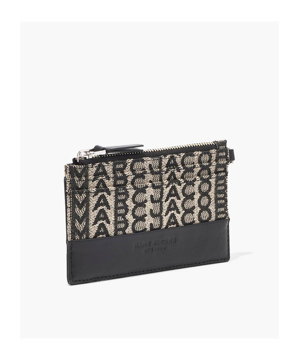Marc Jacobs The Monogram Wristlet Wallet In Black