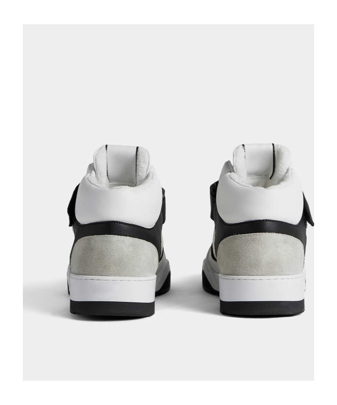 Dsquared2 Spiker High-top Sneakers In White
