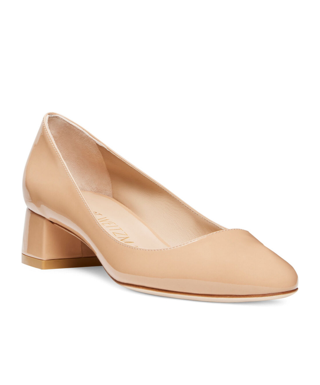Stuart Weitzman Vivienne 35mm Pumps In Nude