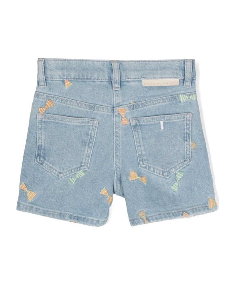 Stella Mccartney Pattern Shorts In Gray