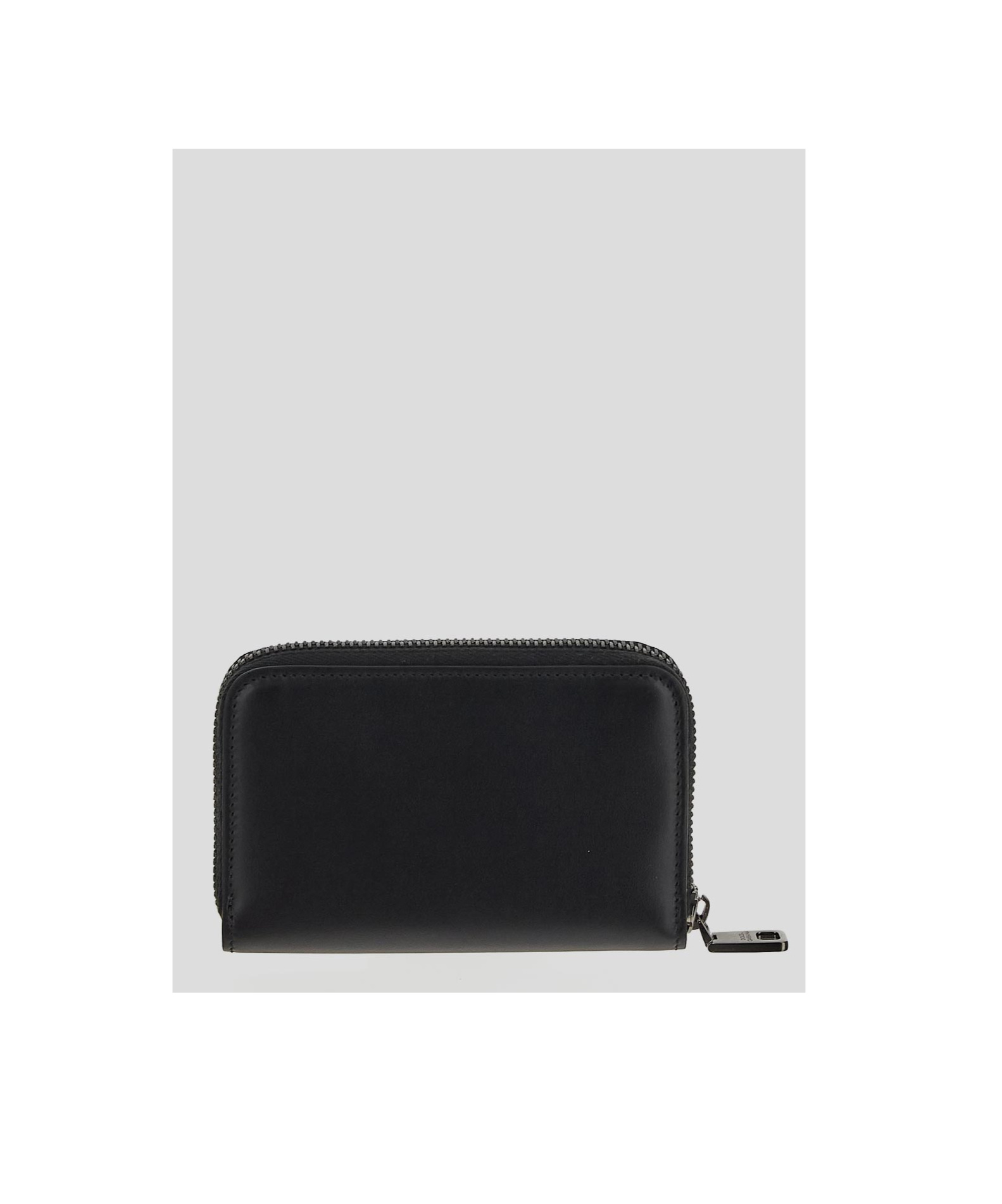 Dolce & Gabbana Logo-print Leather Wallet In Black