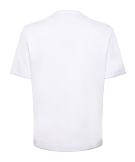 Brunello Cucinelli White Cotton Faux Layering T-shirt