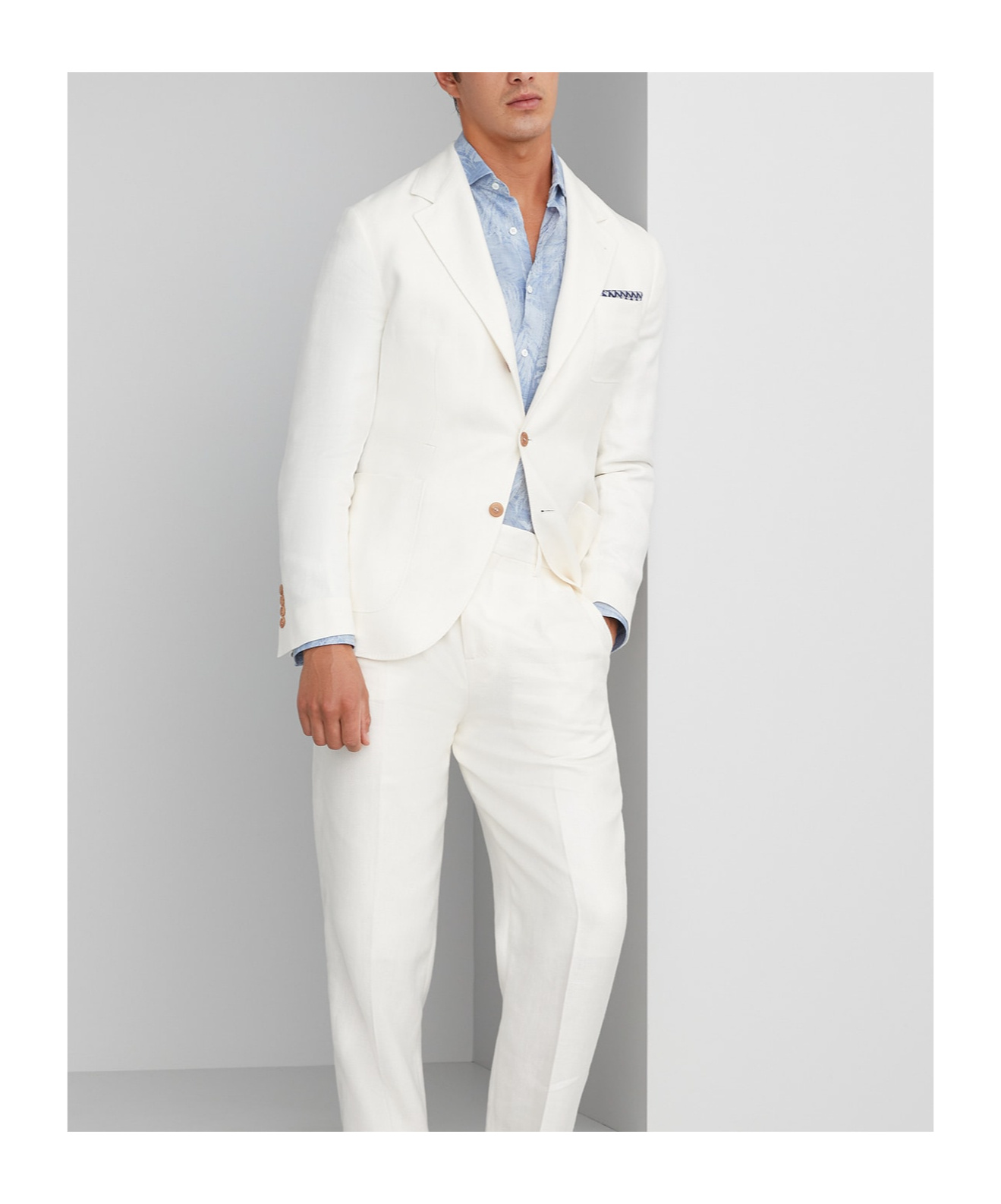 Shop Brunello Cucinelli Single-breasted Linen Blazer In White