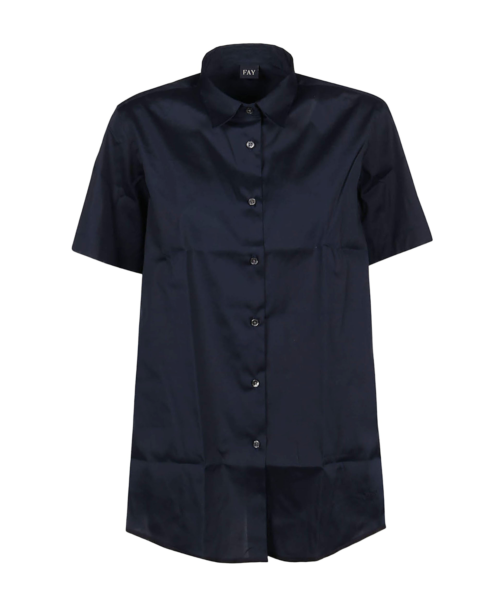 Fay Short Sleeve Shirt In Black
