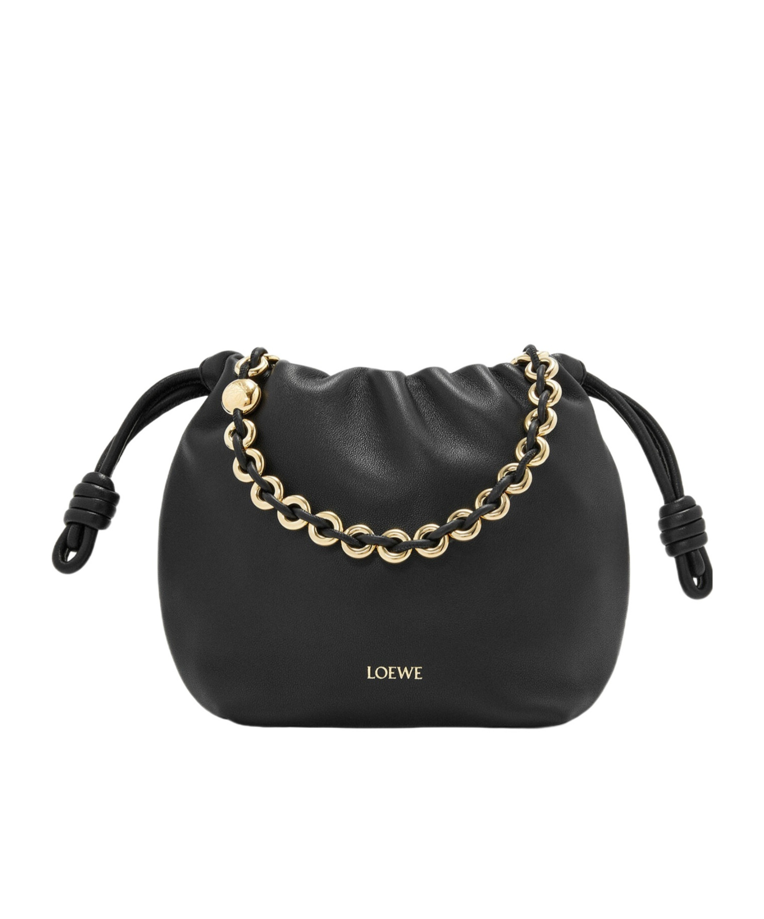Loewe Bucket Shoulder Bag In Black