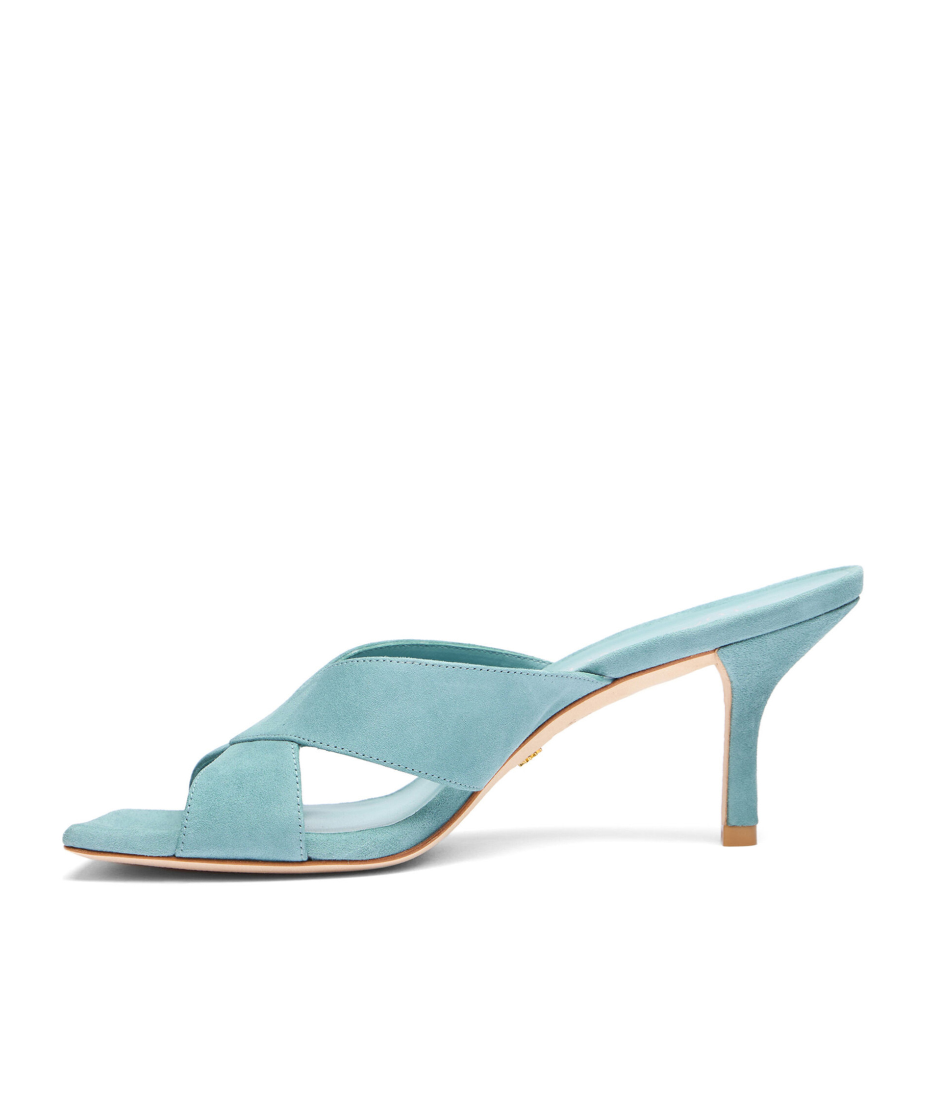 Stuart Weitzman Carmen 75mm Mules In Blue