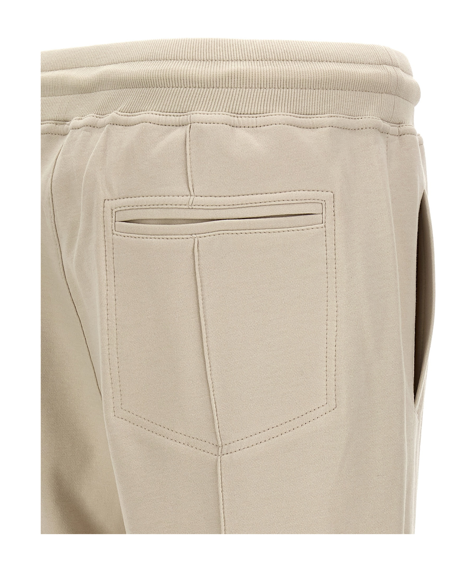 Brunello Cucinelli Raised-seam Track Pants In Neutral