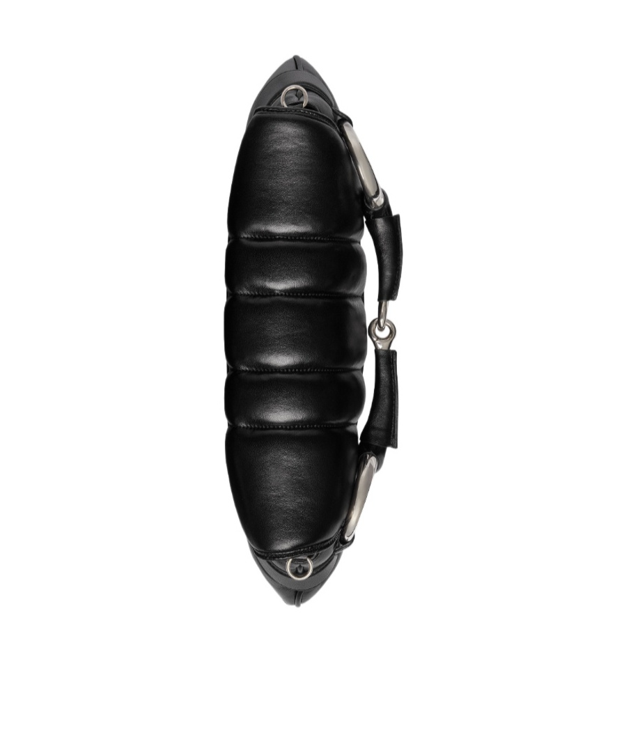 Gucci Medium Horsebit Chain Quilted Bag In Black