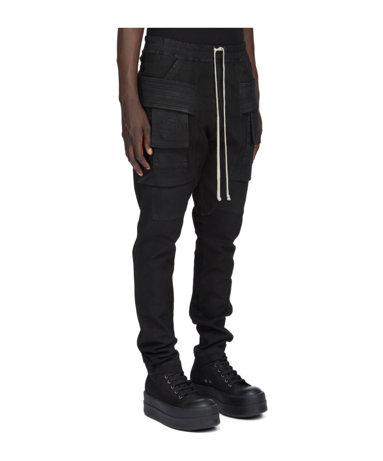 Shop Rick Owens Drkshdw Creatch Cargo Trousers In Black