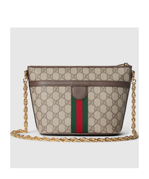Gucci Mini Ophidia Gg Shoulder Bag In Nude