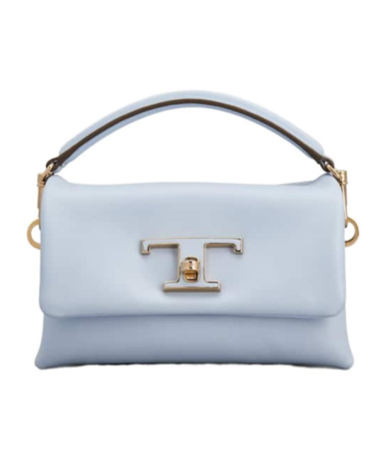 TOD'S LOGO-PLAQUE LEATHER CROSSBODY BAG 