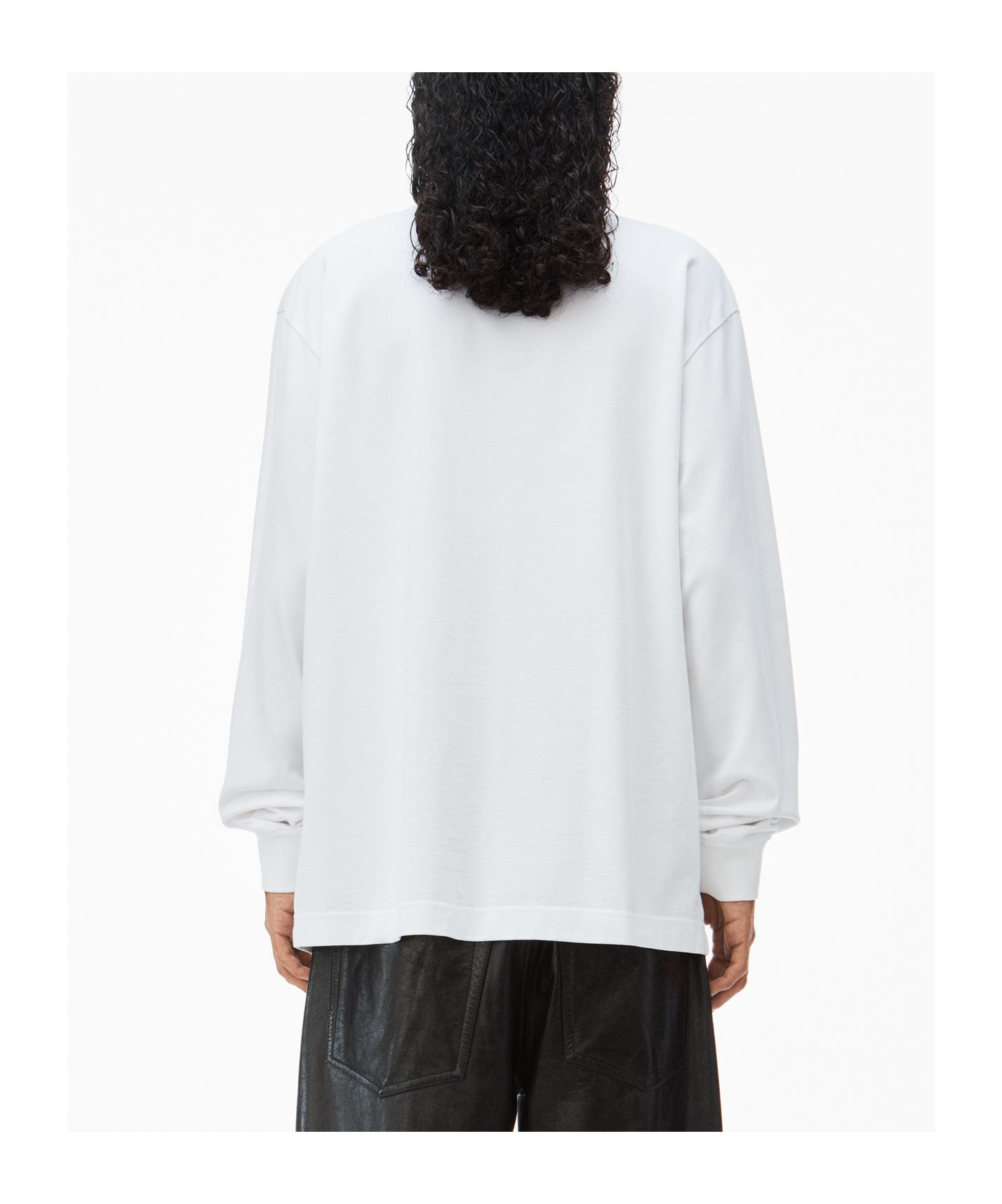 Alexander Wang Oberteil Aus Baumwoll-jersey Mit Print In White