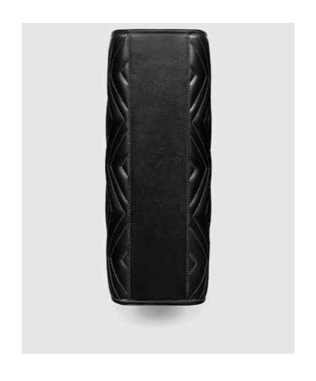 Gucci Gg Marmont Medium Todd Shoulder Bag In Black