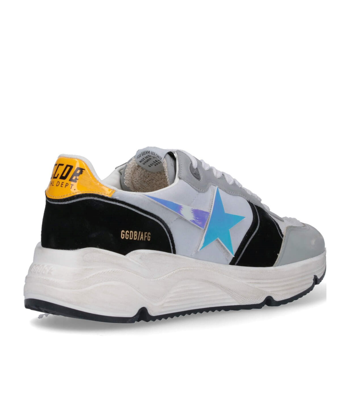Golden Goose Running Sole Chunky Sneakers In White