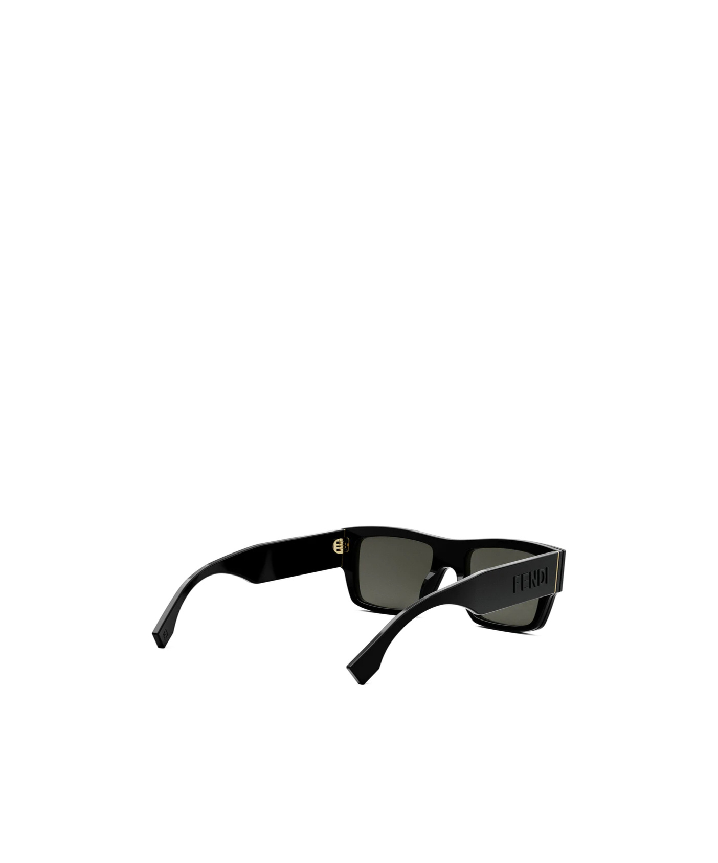 Fendi Eyewear Rectangular Frame Sunglasses In Black