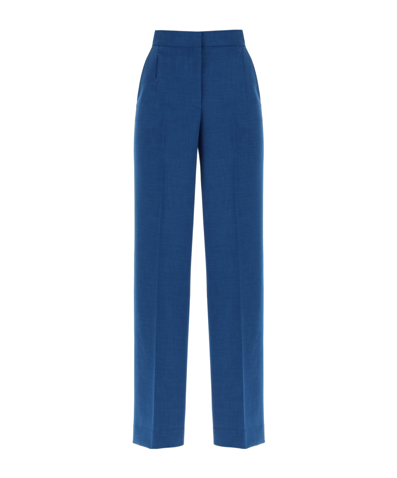Shop Tory Burch High-waisted Tailored Trousers In Blue