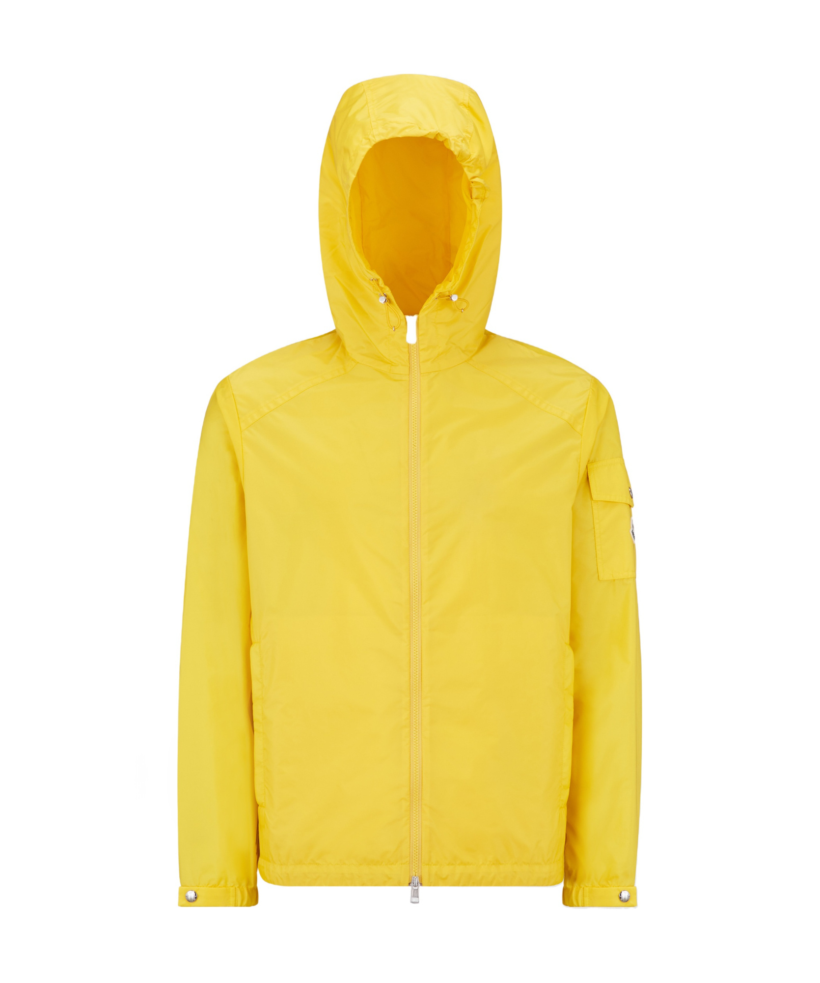 Moncler Etiache Logo-patch Jacket In Yellow