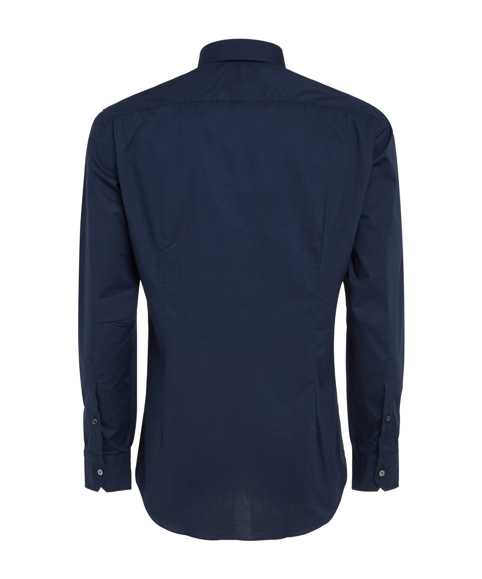 Salvatore Piccolo Buckle Long-sleeved Shirt In Blue
