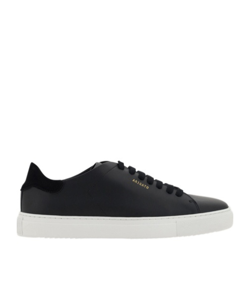 Axel Arigato '90 Clean' Black Low Top Sneakers With Logo Lettering On The Side In Black