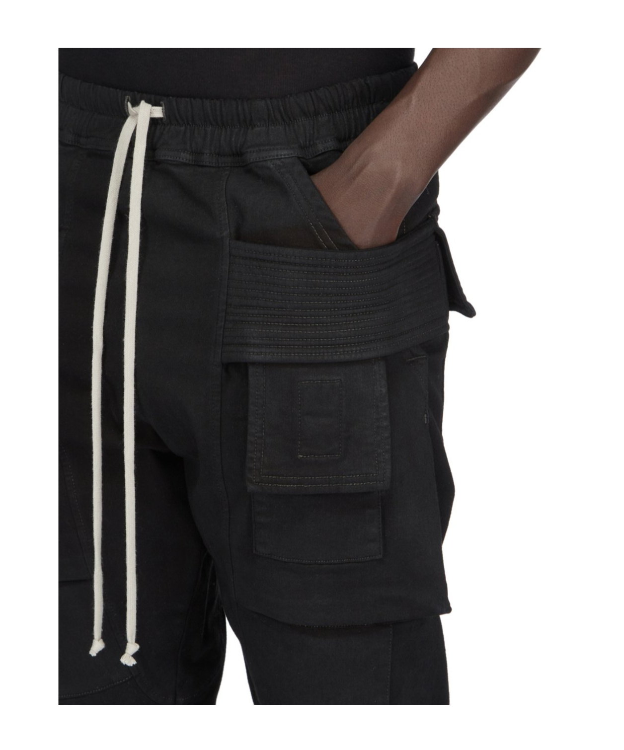 Shop Rick Owens Drkshdw Creatch Cargo Trousers In Black