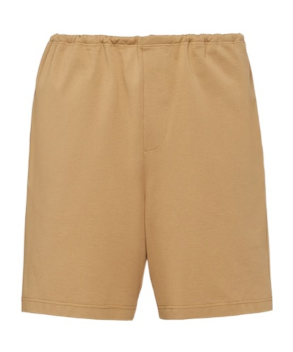 Prada Bagged Shorts On The Back In Nude
