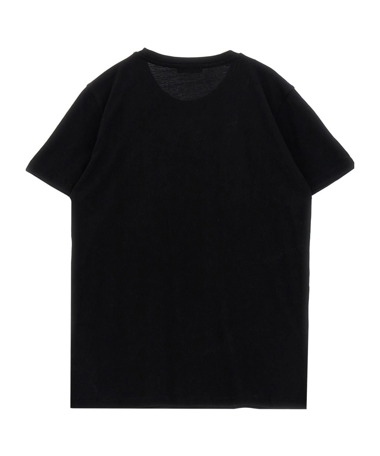 Balmain Metallic-logo T-shirt In Black