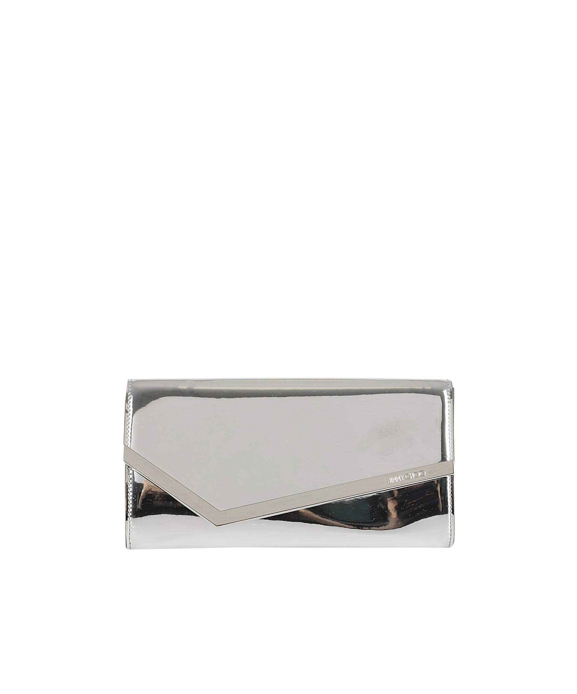 Jimmy Choo Emmie Leather Minibag In Gray