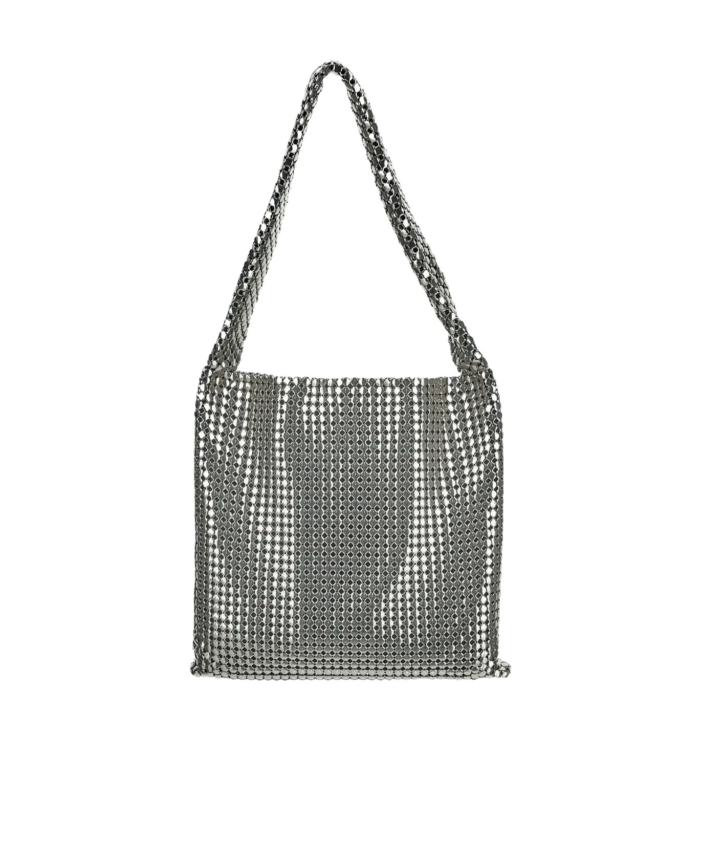 Rabanne Pixel Tote Bag In Black